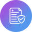 Clinical document icon.